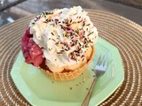 Coupe glacée façon banana split