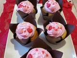 Cupcakes de la Saint Valentin