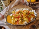 Curry de poulet à la noix de coco au Thermomix