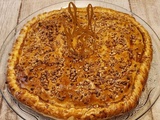 Galette crème de noisettes, pâte à tartiner chocolat blanc et noisettes