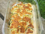 Gratin de courgettes aux lardons au Thermomix