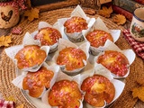 Madeleines façons muffins finition chouquettes