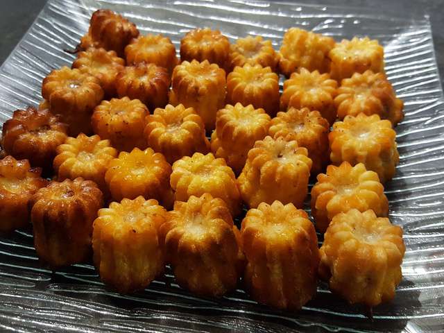 Mini cannelés au chorizo