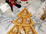 Mini sapins feuilletés jambon raclette