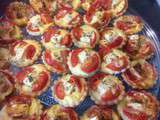 Mini tartelettes tomates cerise et féta