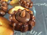Moelleux choco-caramel coeur nutella et son amande