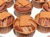 Muffins au chocolat cœur spéculoos