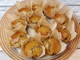 Muffins au thé matcha et aux myrtilles # Bataille Food #149