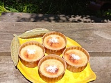 Muffins citron-coco, huile de coco