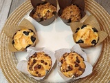 Muffins gourmands aux trois parfums
