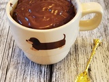 Mug cake au chocolat coulant