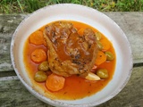 Osso bucco de dinde aux olives et carottes au Cookéo