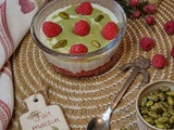 Overnight oats pistache framboises