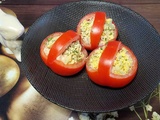 Panier de tomate mimosa au thon