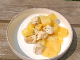 Pommes de terre au poulet au curry au Cookéo