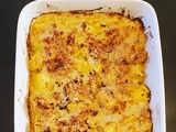 Pommes de terre gratinées façon carbonara