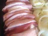 Rôti de porc Orloff au bacon et mozzarella