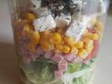 Salad in a Jar vide frigo