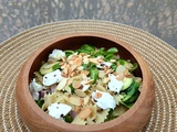 Salade de farfalle au pesto