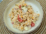 Salade de perles de blé au jambon