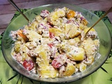 Salade de pommes de terre au thon et olives - Compile Moi Un Menu