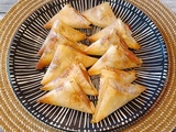 Samoussas au thon à la tomate et basilic