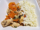 Sauté de poulet aux carottes et sauce soja au Cookéo