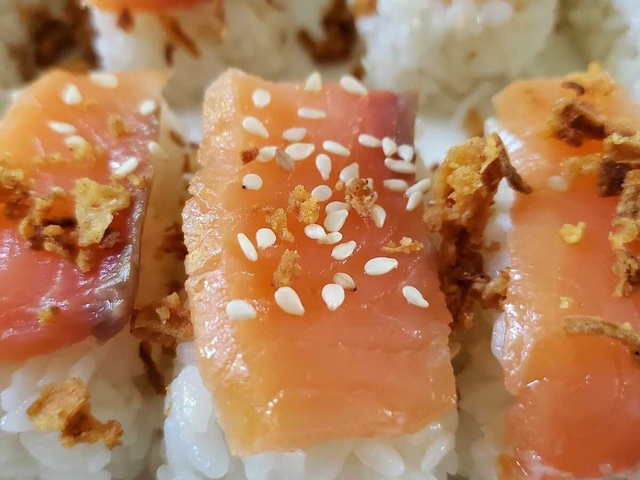 Recette Sushi de saumon fumé et crème acidulée