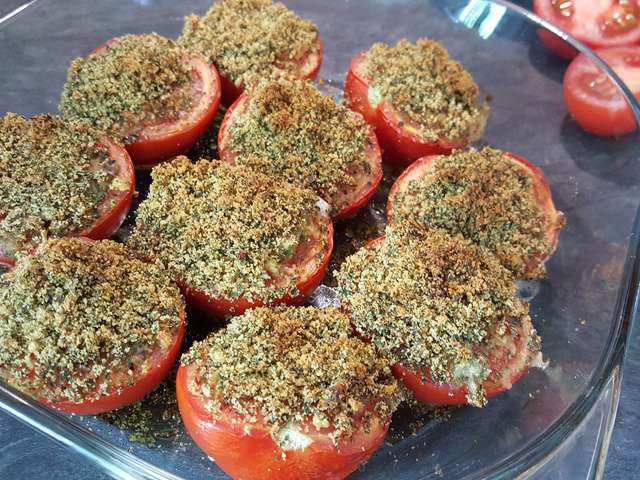 Recettes de Tomates à la provençale de Popote de PB