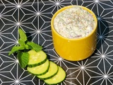 Tzatziki onctueux et léger au Thermomix