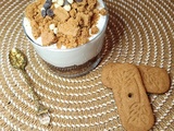 Verrine aux spéculoos, pâte à tartiner et skyr