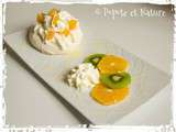 Dessert gourmand à la meringue , à l'orange et aux clémentines- Bataille Food 20