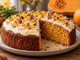 Ce gâteau carotte-potimarron cache une mie tendre sous son glaçage à l’orange