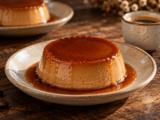 Cette crème au café tremble juste assez sous son caramel ambré