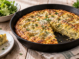 Cette frittata aux artichauts reste moelleuse sans une goutte de crème