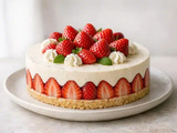 Fraisier mascarpone sans cuisson : recette facile et inratable