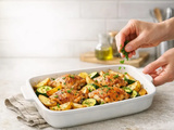 Poulet courgette pomme de terre au four