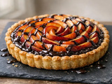 Tarte pêche chocolat : recette gourmande et légère à tester