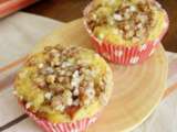 Muffin crumble rhubarbe