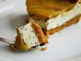 Vanilla Lemon and Poppy seeds Cheesecake