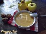 Compote pommes/coings à la vanille et fève tonka