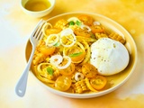 Salade Estivale: Tomates, Maïs, Courgettes et Burrata – Un Délice Frais