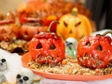 Poivrons farcis d’Halloween