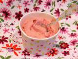 Yaourt glacé fraise-banane (recette light avec ou sans sorbetière)