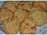Cookies aux pommes et abricots