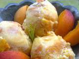 Glace aux abricots, romarin et mascarpone