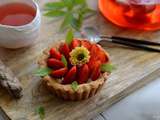 Tartelettes aux fraises & à la verveine