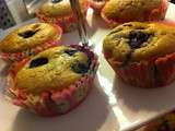Mini-muffins aux myrtilles pas trop sucrés