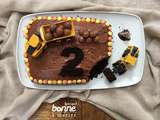 Construction cake au chocolat {gâteau chantier}