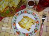 Lasagnes de polenta au jambon italien et mozzarella